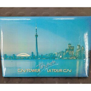 canada ontario toronto cn tower skyline at dusk sunset general view